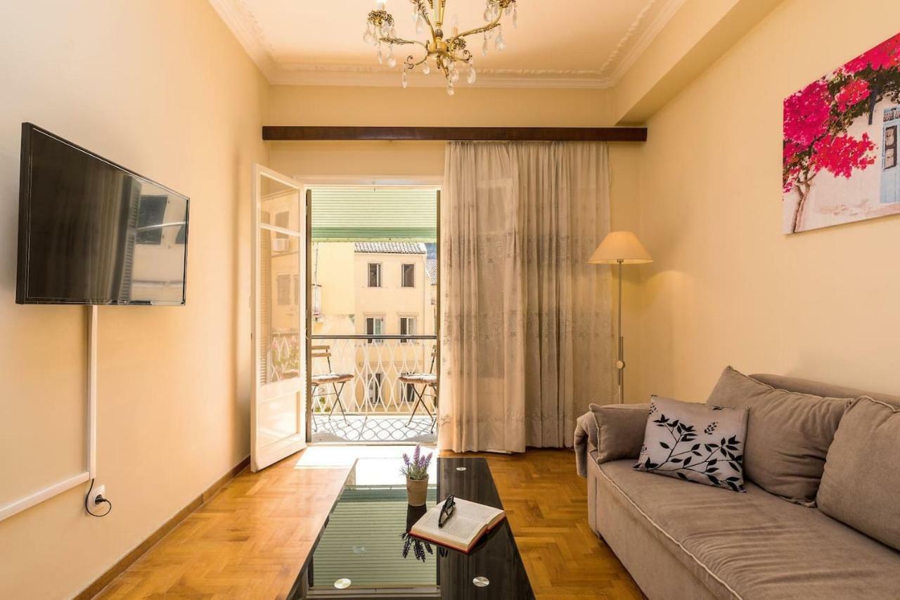 Apartment Margreco In Corfu Town Exteriör bild