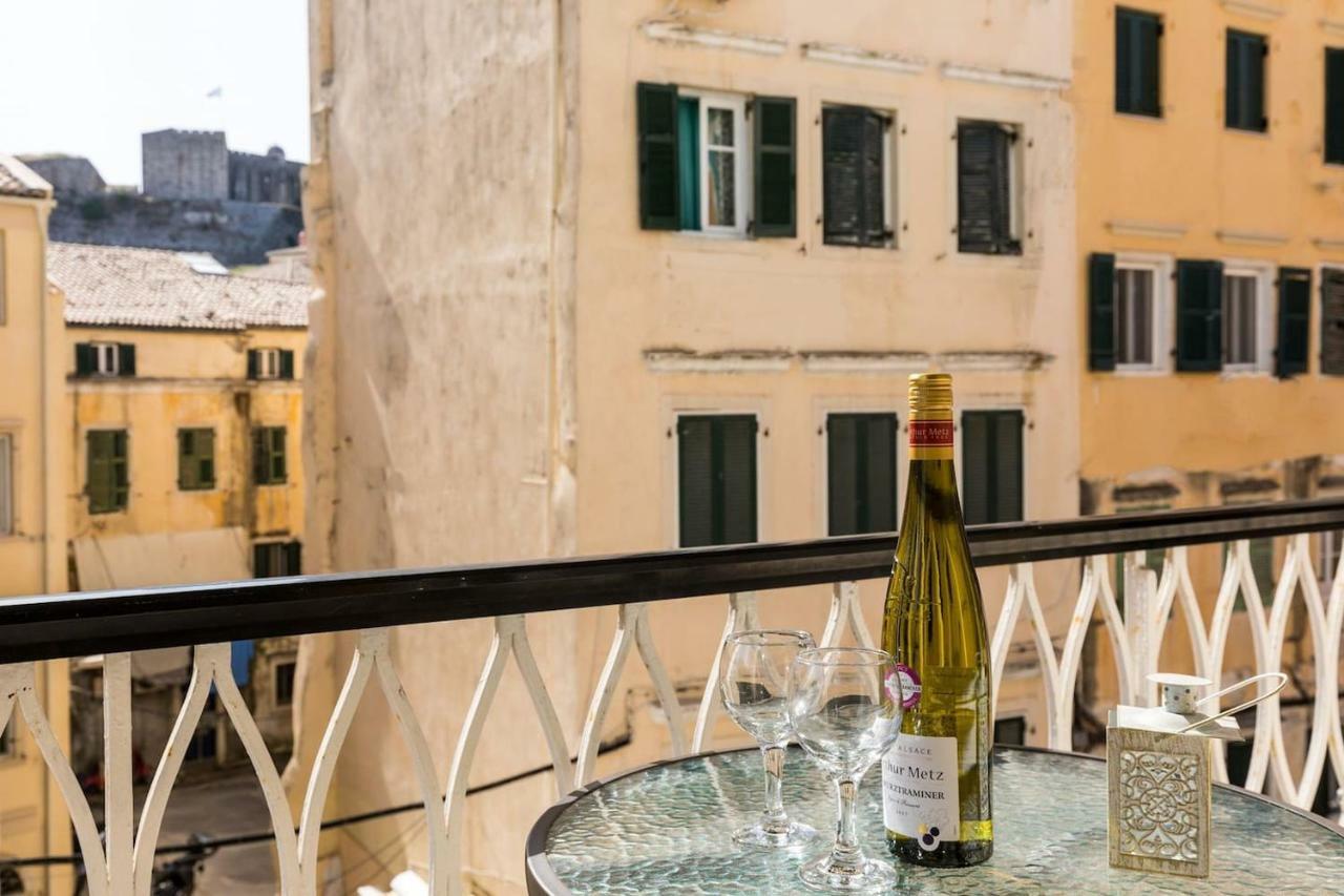 Apartment Margreco In Corfu Town Exteriör bild