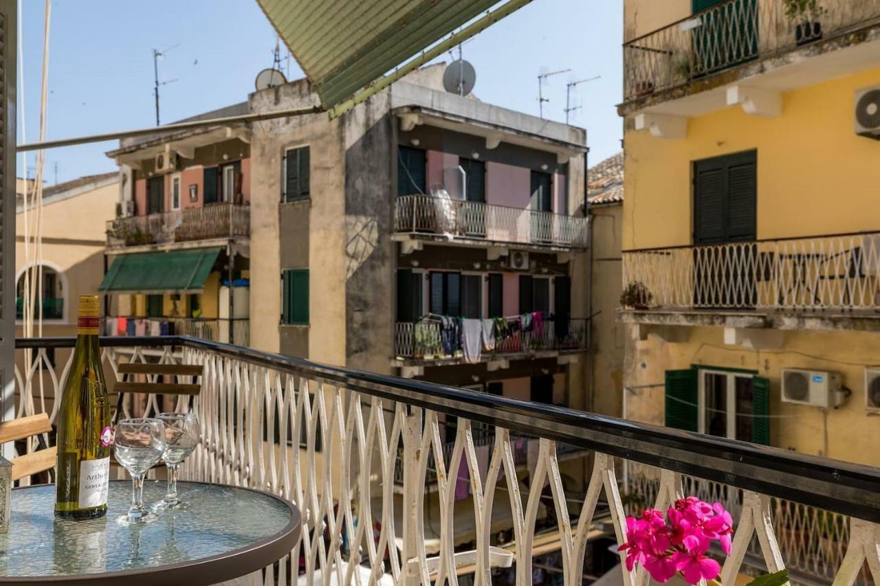 Apartment Margreco In Corfu Town Exteriör bild