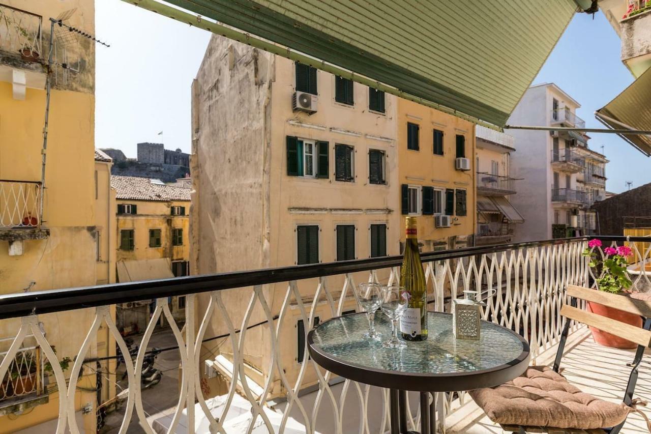 Apartment Margreco In Corfu Town Exteriör bild